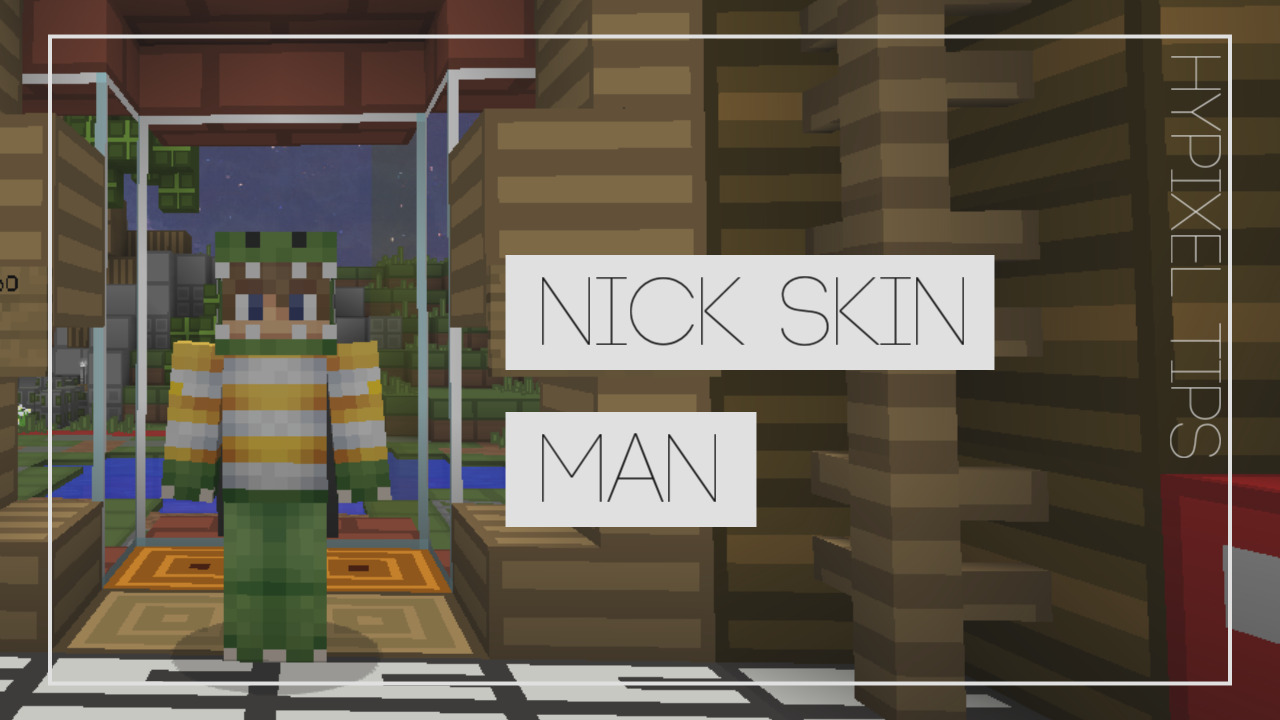 【Hypixel】nickスキン – Only Boy / Man