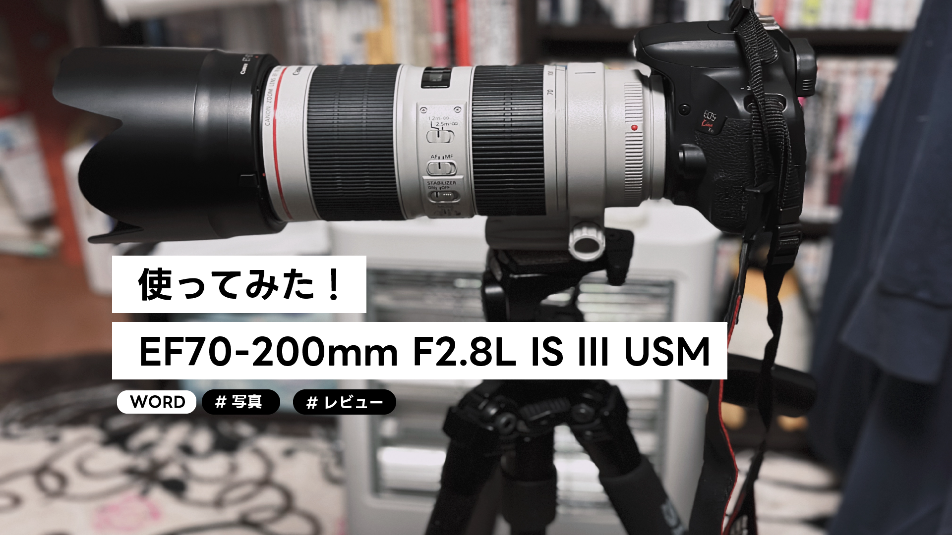 EF70-200mm F2.8L IS III USMを使ってみた